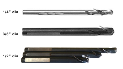 PipeManProducts.com TapMaster Pilot Drills with dual retention wires